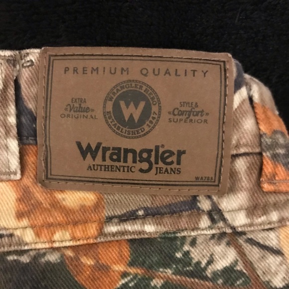 SET Outfitters Ridge Mens Camo Coat Large, Wrangler Matching Camo Jeans 34/32 - Picture 12 of 15